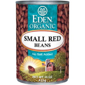 Eden オーガニック小豆、食塩無添加、15オンス缶（12個パック） Eden Organic Small Red Beans, No Salt Added, 15-Ounce Cans (Pack of 12)