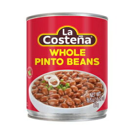 La Costeña ホールピントビーンズ、1.4 ポンド缶 (12 個パック) La Costeña Whole Pinto Beans, 1.4 Pound Can (Pack of 12)