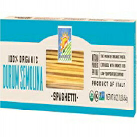 ビオナチュラ スパゲッティ デュラム セモリナ パスタ | デュラムセモリナスパゲッティ | 非遺伝子組み換え | コーシャ | USDA認定オーガニック | イタリア製 | 453.6g (12팩) Bionaturae Spaghetti Durum Semolina Pasta | Durum Semolin