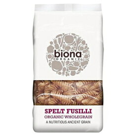 Biona オーガニック スペルト小麦全粒フジッリ - 500g (499g) Biona Organic Spelt Wholegrain Fusilli - 500g (1.1lbs)