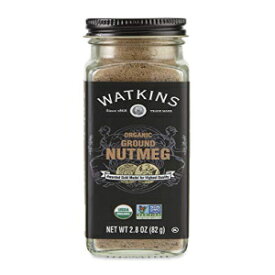 Watkins グルメ オーガニック スパイス ジャー、グラウンド ナツメグ、3 個 Watkins Gourmet Organic Spice Jar, Ground Nutmeg, 3 Count