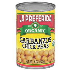 La Preferida Organic Chick Peas、15オンスユニット（12パック） La Preferida Organic Chick Peas, 15-Ounce Unit (Pack of 12)