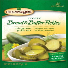 Mrs Wages ブレッド＆バターピクルスミックス、1.94オンス（6個パック） Mrs. Wages Mrs Wages Bread & Butter Pickle Mix, 1.94 Ounce (Pack of 6)