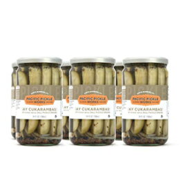 アイ・クカランバス (6 パック) - スパイシーなピクルス槍 24 オンスの瓶 Ay Cukarambas (6-pack) - Spicy pickle spears 24oz jar