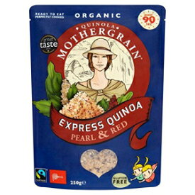 Quinola マザーグレイン パール & レッド エクスプレス オーガニック キノア - 250g (0.55ポンド) Quinola Mothergrain Pearl & Red Express Organic Quinoa - 250g (0.55lbs)