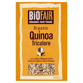 Biofair オーガニック フェアトレード キノア トリコロール - 500g (499g) Biofair Organic Fair Trade Quinoa Tricolore - 500g (1.1lbs)