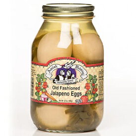 アーミッシュ ウェディング オールナチュラル ピクルス ハラペーニョ卵、907.2g 瓶 Amish Wedding All Natural Pickled Jalapeno Eggs, 32 oz jar
