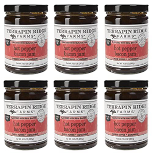 Terrapin Ridge Farms Hot Pepper Bacon Jam – Six 10.5 Ounce Jars
