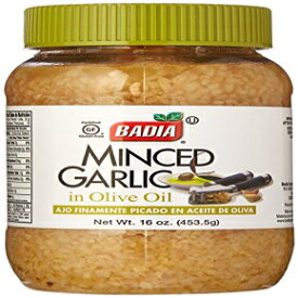 Badia オリーブオイル入りみじん切りガーリック 16 オンス 3 パック Badia Minced Garlic in Olive Oil 16 oz Pack of 3