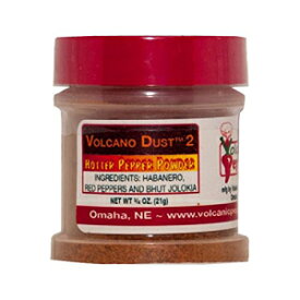 Volcanic Peppers Volcano Dust 2 - Smoked Habanero and Bhut Jolokia (Ghost) Powder - Hotter