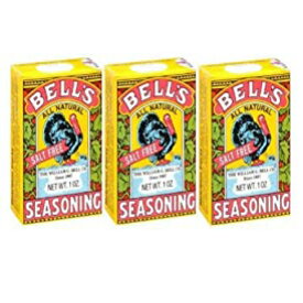 3個パック、Bell's 全天然塩不使用鶏肉/ターキーシーズニング 1オンス (3個パック) Pack of 3, Bell's All Natural Salt Free Poultry / Turkey Seasoning 1 Oz (Pack of 3)