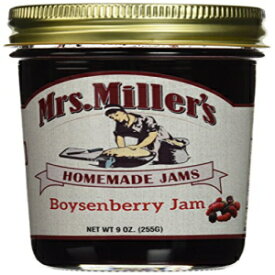 ミセス・ミラーズ・アーミッシュ自家製ボイセンベリージャム、9オンス（2個パック） Mrs. Miller's Amish Home Made Boysenberry Jam, 9 Ounce (Pack of 2)