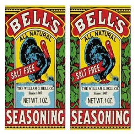 Bells オールナチュラルシーズニング - 1オンス (2パック) Bells All Natural Seasoning - 1 oz (Pack of 2)