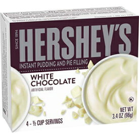 Hershey's インスタント ホワイト チョコレート プディング ミックス (4 個パック) Hershey's Instant White Chocolate Pudding Mix (Pack of 4)