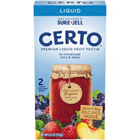 Certo プレミアム リキッド フルーツ ペクチン (6 液量オンスの箱、4 個パック) Certo Premium Liquid Fruit Pectin (6 fl oz Boxes, Pack of 4)