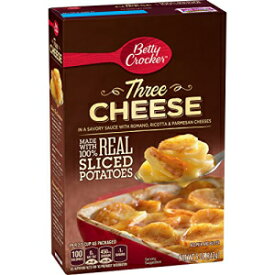 ベティ クロッカー ポテト、3 種類のチーズ、5 オンス箱 (12 個パック) Betty Crocker Potatoes, Three Cheese, 5-Ounce Boxes (Pack of 12)