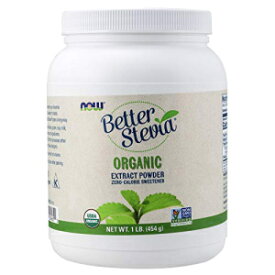 Now Foods Better ステビア認定オーガニック エキス パウダー 1 ポンド (454 G) パウダー Now Foods Better Stevia Certified Organic Extract Powder 1 Lb (454 G) Powder