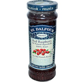 St. Dalfour, レッド ラズベリー、フルーツ スプレッド、10 オンス (284 g) - 2 個 St. Dalfour, Red Raspberry, Fruit Spread, 10 oz (284 g) - 2pc