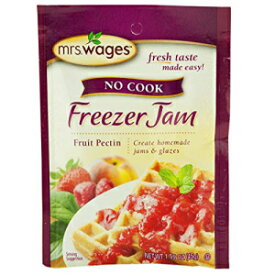 Mrs. Wages ノー クック フリーザー ジャム フルーツ ペクチン - 4 1.59 オンス パケット Mrs. Wages No Cook Freezer Jam Fruit Pectin- Four 1.59 oz. Packets