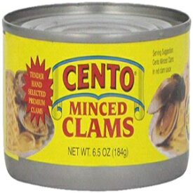 Cento ミンチアサリ、6.5オンス缶（24個パック） Cento Minced Clams, 6.5 Ounce Cans (Pack of 24)