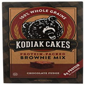 Kodiak Cakes チョコレート ファッジ ブラウニー ミックス、14.82 オンス Kodiak Cakes Chocolate Fudge Brownie Mix, 14.82 Ounce