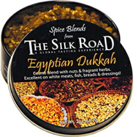 2オンス（1パック）、エジプトデュカ、シルクロードレストラン＆マーケットのエジプトデュカスパイスブレンド（2オンス）、無塩 | 天然デュカ調味料 | ビーガン | グルテンフリー食材 | 非遺伝子組み換え | 防腐剤不使用 2 Ounce (Pack of 1), Egypt
