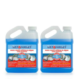 Wet and Forget コケカビカビ & 藻類汚れ除去剤 0.5 ガロン - 2 パック Wet and Forget Moss Mold Mildew & Algae Stain Remover .5 Gallon - 2 Pack