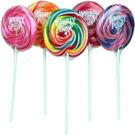 ミニ ワールリー 1.5 オンス スワール ポップ アソート [60CT ディスプレイ] Mini Whirly 1.5-Ounce Swirl Pops Assorted [60CT Display]