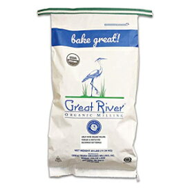Great River Organic Milling、パンケーキミックス、そば粉バターミルク、オーガニック、25ポンド（1パック） Great River Organic Milling, Pancake Mix, Buckwheat Buttermilk, Organic, 25-Pounds (Pack of 1)