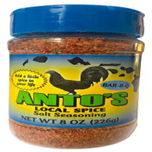 Ag̃nCA[JXpCX\gV[YjOio[-BQiBBQjA8IXj Anto's Local Spice Anto's Hawaiian Local Spice Salt Seasoning (Bar-B-Q (BBQ), 8 Ounce)