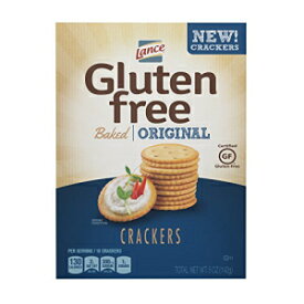 Lance グルテンフリー ベイクド クラッカー、オリジナル、5 オンス (4 個パック) Lance Gluten Free Baked Crackers, Original, 5 Ounce (Pack of 4)