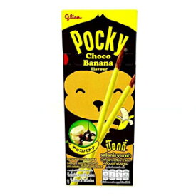 タイグリコ ポッキーチョコバナナ味ビスケットスティック(4本入) Thai Glico Pocky Choco Banana Flavour Biscuit Stick (Pack of 4)