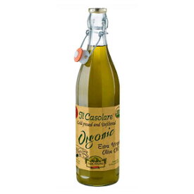 Il Casolare (6 パック) イタリア産 USDA オーガニック エクストラ バージン 無濾過オリーブオイル 750ml ボトル (NEW CROP) Il Casolare (6 pack) USDA Organic Extra Virgin Unfiltered Olive Oil 750ml bottles from Italy (NEW CRO