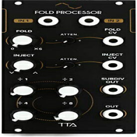 Tiptop オーディオ フォールド プロセッサ ユーロラック ウェーブ マルチプライヤ モジュール (ブラック) Tiptop Audio Fold Processor Eurorack Wave Multiplier Module (Black)