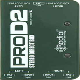 Radial ProD2 パッシブ 2 チャンネル ダイレクト ボックス Radial ProD2 Passive 2 Channel Direct Box