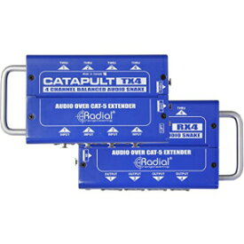 ラジアル TX4 カタパルト 4 チャンネル Cat 5 オーディオ スネーク、トランスミッター Radial TX4 Catapult 4-Channel Cat 5 Audio Snake, Transmitter