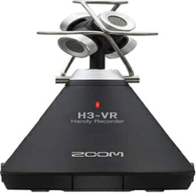 Zoom H3-VR 360°オーディオレコーダー、アンビソニックス、バイノーラル、ステレオを録音、バッテリー駆動、SDカードに録音、ワイヤレスコントロール、VRおよびサラウンドサウンドビデオ、音楽、ストリーミング用 Zoom H3-VR 360° Audio Recorder, Records Ambis