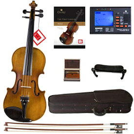 Cecilio CVN-500 ソリッドウッド エボニー フィット バイオリン、D'Addario プレリュード弦付き、サイズ 4/4 (フルサイズ) Cecilio CVN-500 Solidwood Ebony Fitted Violin with D'Addario Prelude Strings, Size 4/4 (Full Size)
