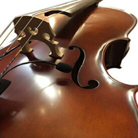 マイヤーズピックアップによる柔軟なマイクログースネックを備えたフェザークラシックチェロマイク The Feather Classical Cello Microphone with Flexible Micro-Gooseneck by Myers Pickups