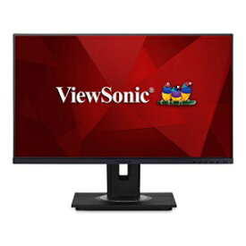 ViewSonic VG2456 24 インチ 1080p モニター、USB 3.2 Type C ドッキング内蔵ギガビット イーサネットおよび 40 度傾斜人間工学を備えた家庭およびオフィス向け、ブラック ViewSonic VG2456 24 Inch 1080p Monitor with USB 3.2 Type C Docking Bui