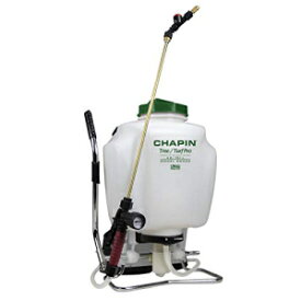 Chapin International 6-2000 Tree / Turf Pro商業用バックパック制御フローバルブ技術、肥料用芝生および庭用噴霧器、4ガロン、半透明ホワイト Chapin International 6-2000 Tree/Turf Pro Commercial Backpack Control Flow Valve Technology for Ferti