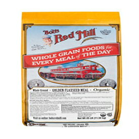 Bob's Red Mill 亜麻仁ミール、ゴールデン、オーガニック、25 ポンド Bob’s Red Mill Flaxseed Meal, Golden, Organic, 25 Pound