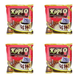 4 パック Aik Cheong 2 in 1 (Kopi O) ブラック コーヒー混合物バッグ 砂糖添加 マレーシアから輸入 (4x20 バッグ) 無料速達配送 4 Pack Aik Cheong 2 in 1 (Kopi O) Black Coffee Mixture Bags Sugar Added Imported from Malaysia
