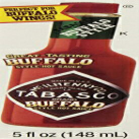 タバスコブランド、ホットペッパーソース、バッファローウィングスタイル、5オンスボトル（3個パック） Tabasco Brand, Hot Pepper Sauce, Buffalo Wing Style, 5oz Bottle (Pack of 3)
