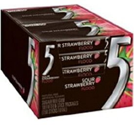 Product Of Rigleys 5、ガム ストロベリー フラッド、カウント 10 (15S) - ガム / グラブの種類とフレーバー Product Of Wrigleys 5, Gum Strawberry Flood, Count 10 (15S) - Gum / Grab Varieties & Flavors