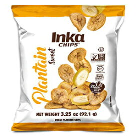 Inka Crops インカチップス、スイートプランテンチップス、3.25 オンス (12 個パック) Inka Crops Inka Chips, Sweet Plantain Chips, 3.25 Ounce (Pack of 12)