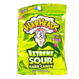 Warheads エクストリーム サワー ハード キャンディ、各種フレーバー - 2 オンス (5 個パック) Warheads Extreme Sour Hard Candy, Assorted Flavors - 2 Oz (Pack of 5)
