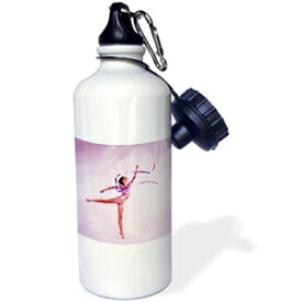 3dRose wb_3130_1 体操エクササイズ スポーツ ウォーターボトル、21 オンス、ホワイト 3dRose wb_3130_1 Gymnastic Exercise Sports Water Bottle, 21 oz, White