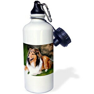 3dRose wb_4158_1ミニチュアシュナウザースポーツウォーターボトル、21オンス、ホワイト 3dRose wb_4158_1 Miniature Schnauzer Sports Water Bottle, 21 oz, White