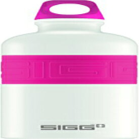 Sigg CYD ピュアタッチ ウォーターボトル、ホワイト/ピンク、0.6 L Sigg CYD Pure Touch Water Bottle, White/Pink, 0.6 L